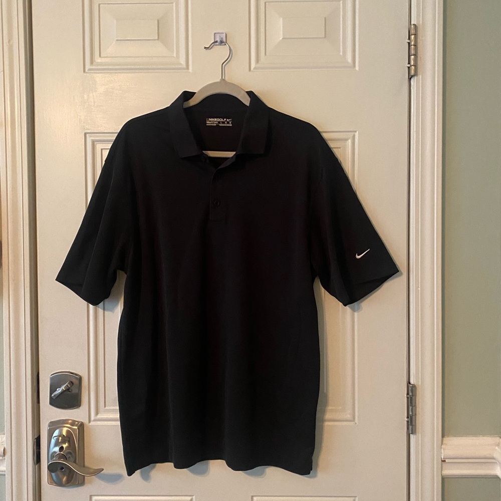 Nike golf polo fit dry mens large